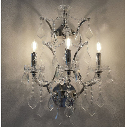 MN Orb Crystal 3L  Sconce - Deco Ranches
