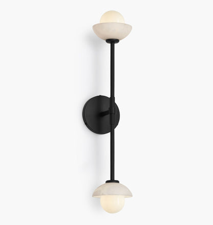 Alabaster Shade Greenwich Linear Wall Sconce