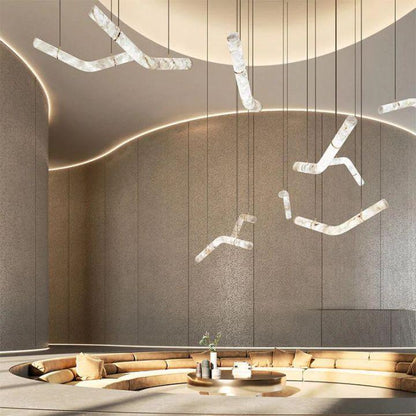 Simplicity Alabaster Pendant Lights-Pendant for living room,Pendant for kitchen,Pendant for bathrooms,Pendant for bedrooms,Pendant for foyer,Pendant for stairways,Pendant for dining room-Deco Ranches