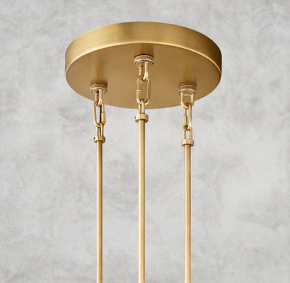 Sirene Smoke Glass Round Chandelier 41", 52", 65"