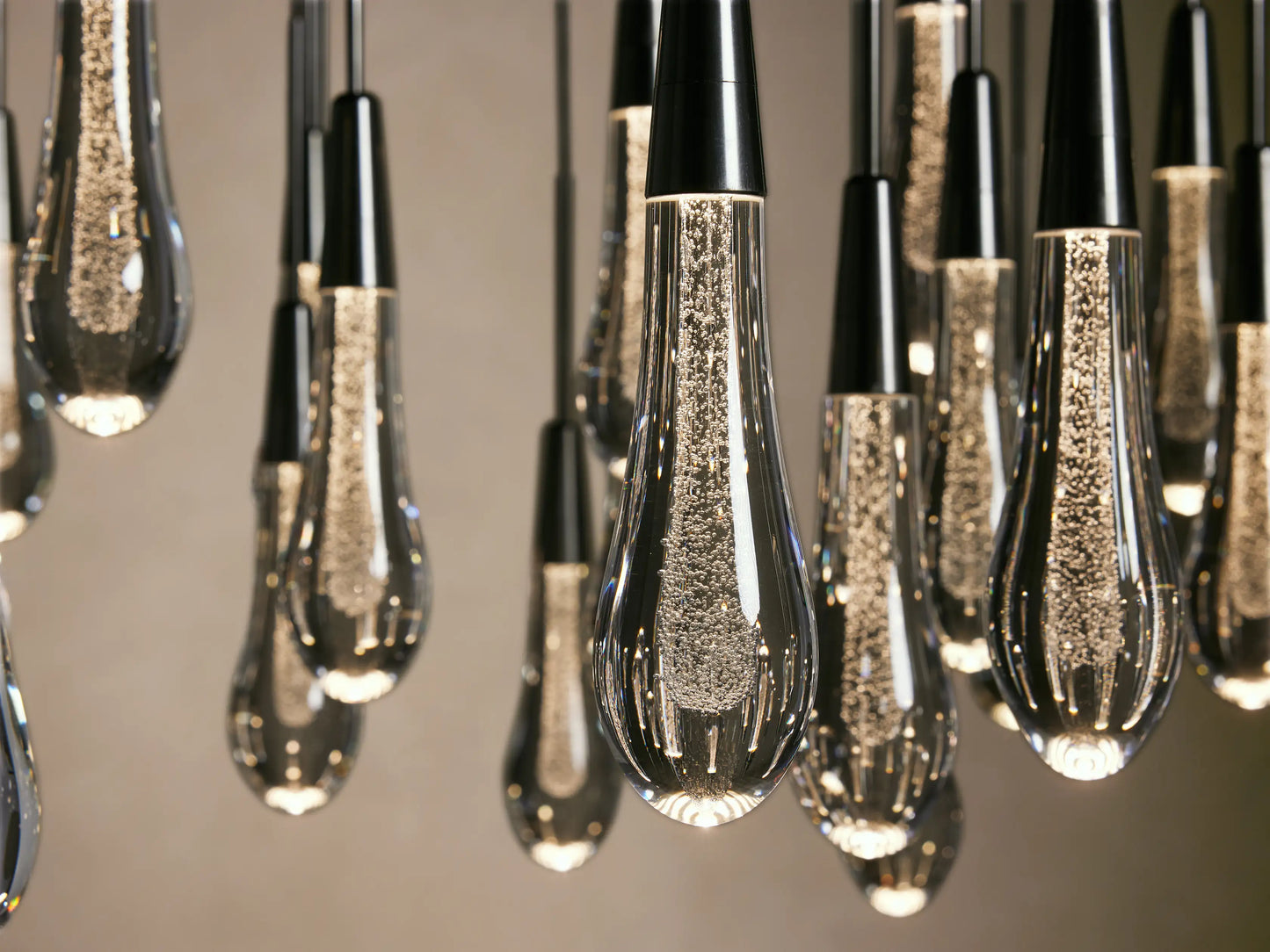 Soltaire Round Chandelier 17", 24", 36", 58"