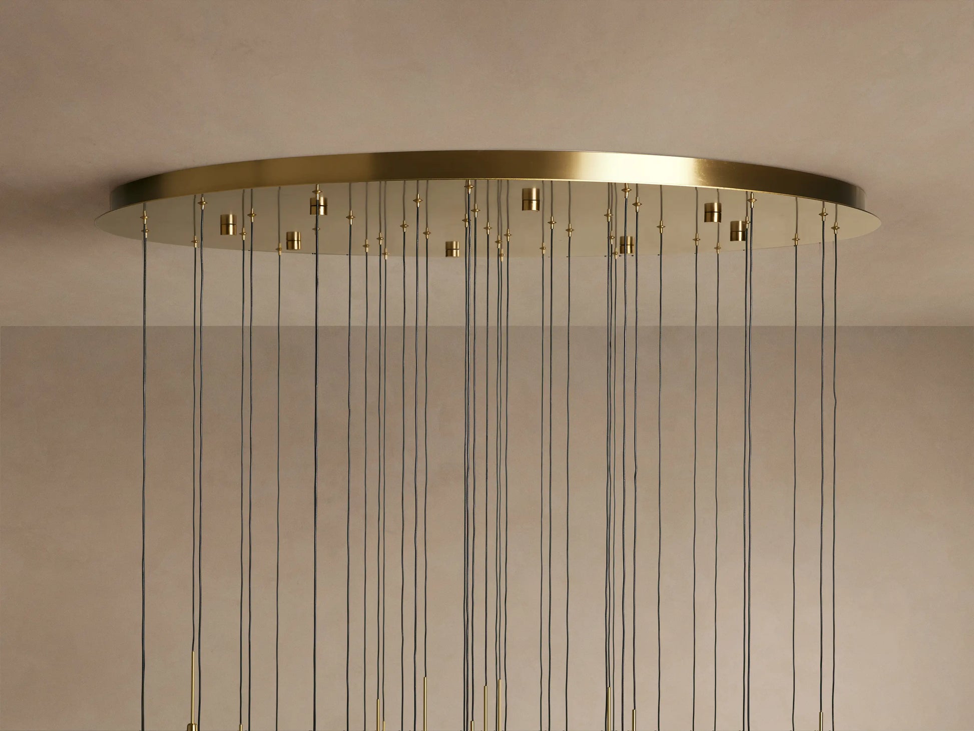 Soltaire Round Chandelier 17", 24", 36", 58"