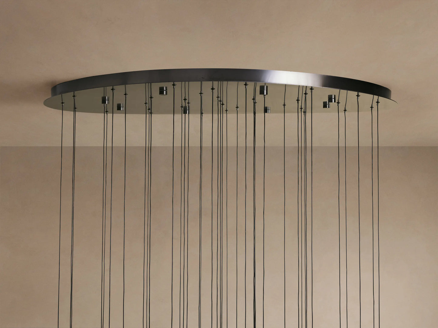 Soltaire Round Chandelier 17", 24", 36", 58"