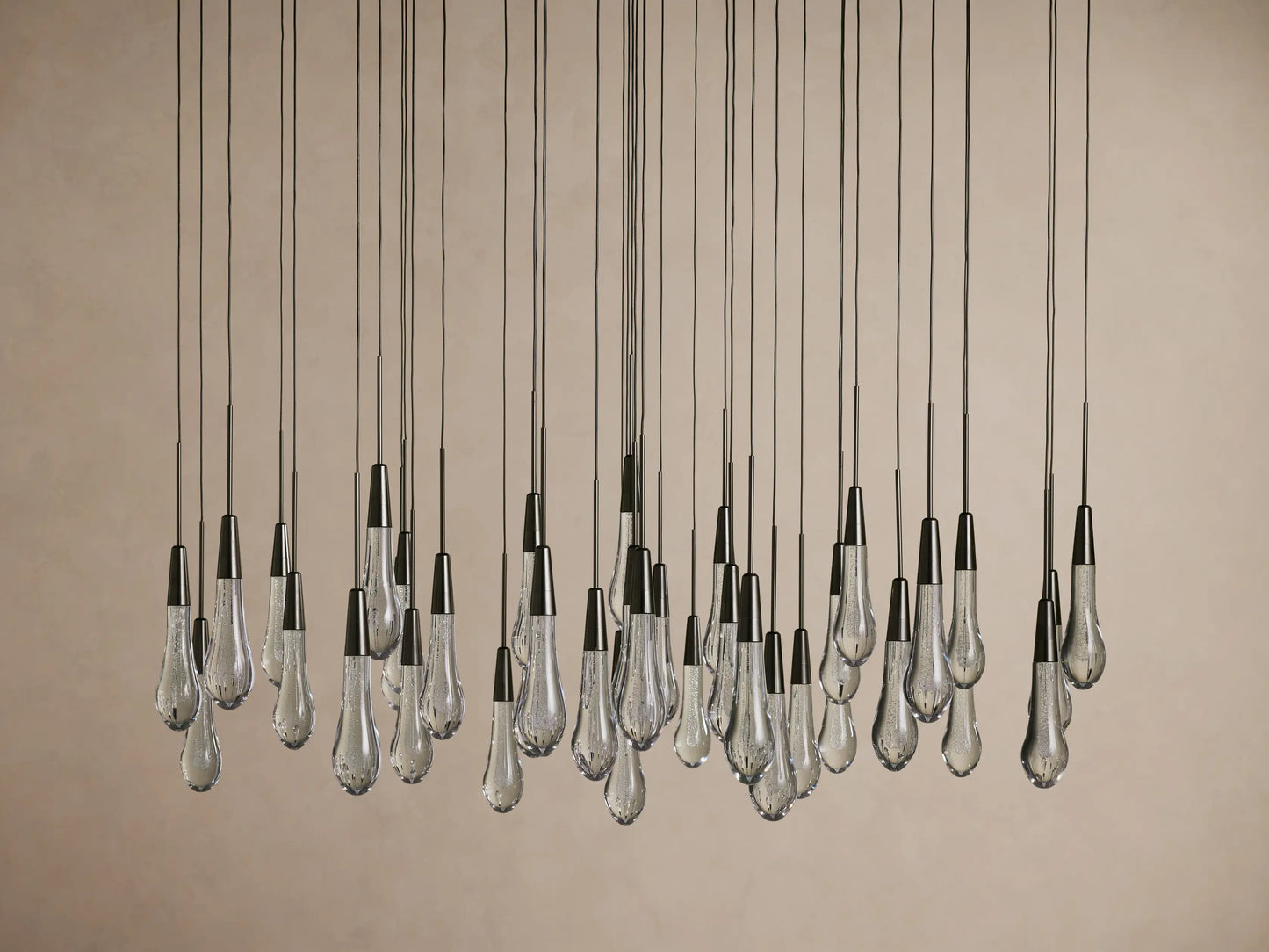 Soltaire Round Chandelier 17", 24", 36", 58"