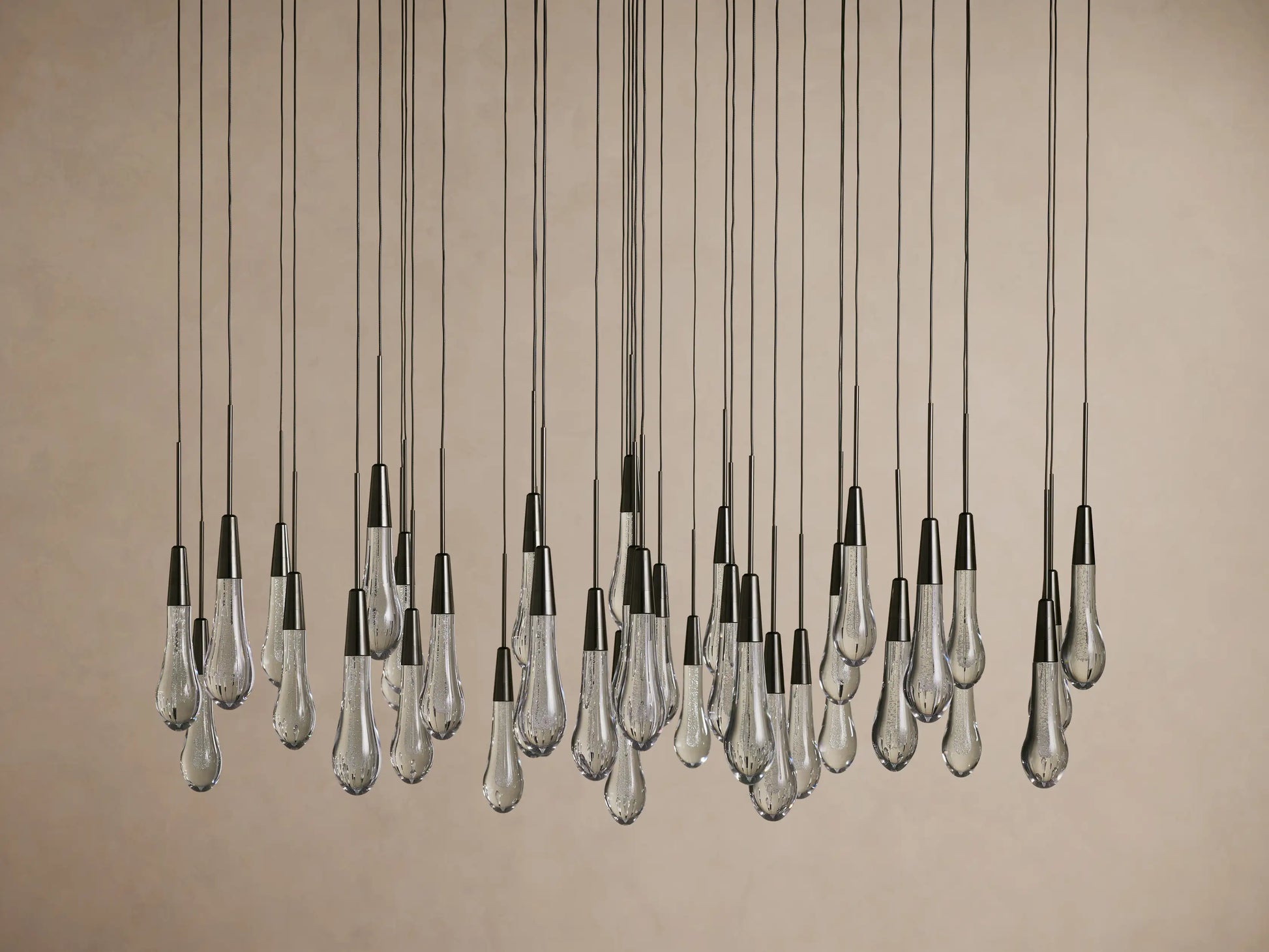 Soltaire Round Chandelier 17", 24", 36", 58"