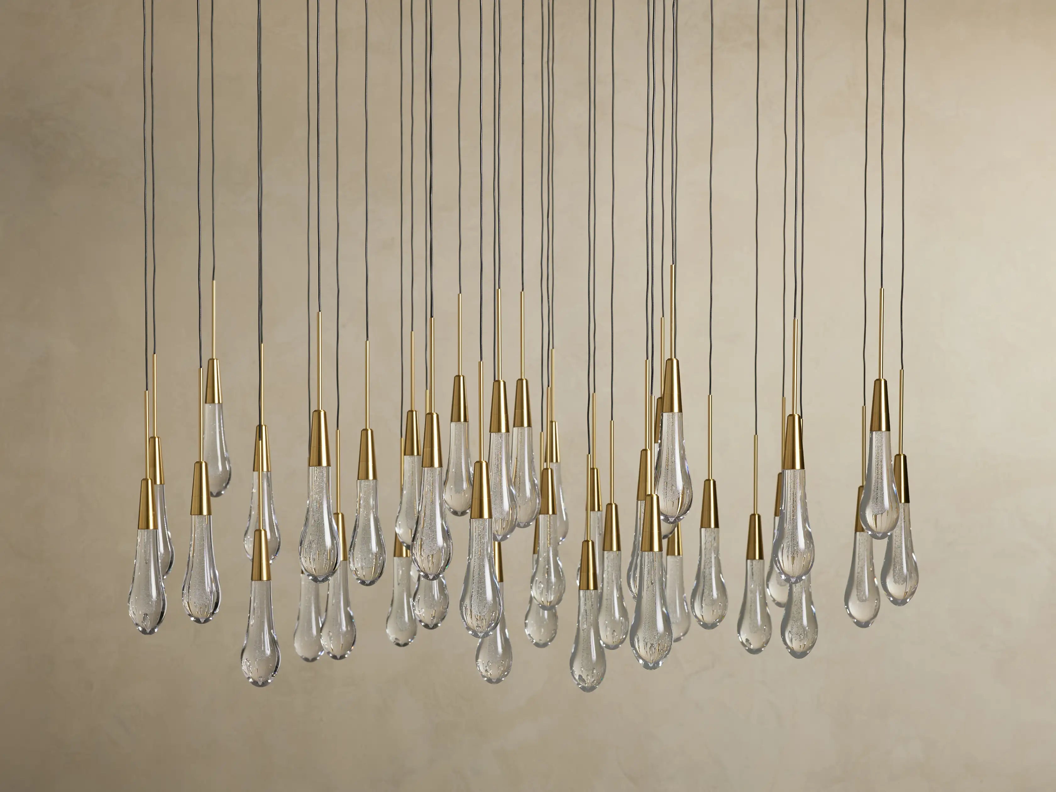 Soltaire Round Chandelier 17", 24", 36", 58"