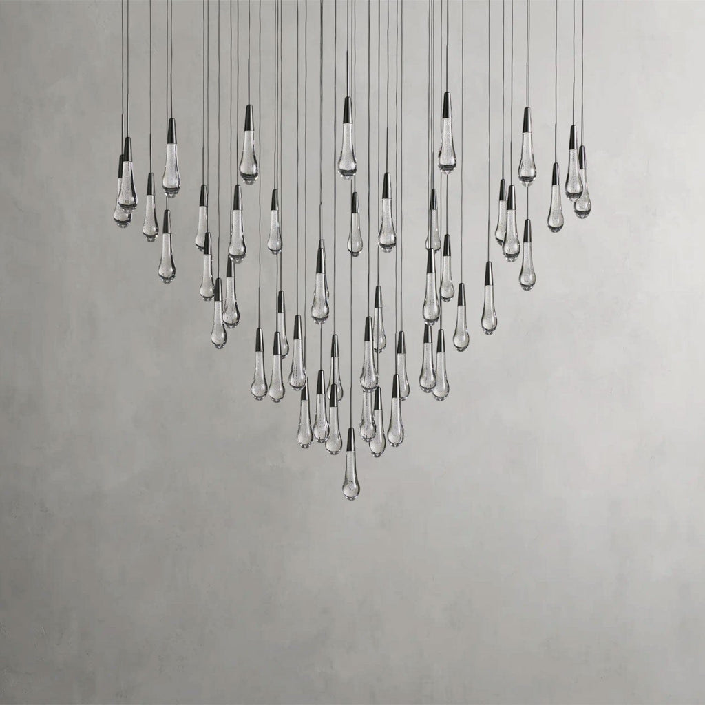 Soltaire Round Chandelier 17", 24", 36", 58"