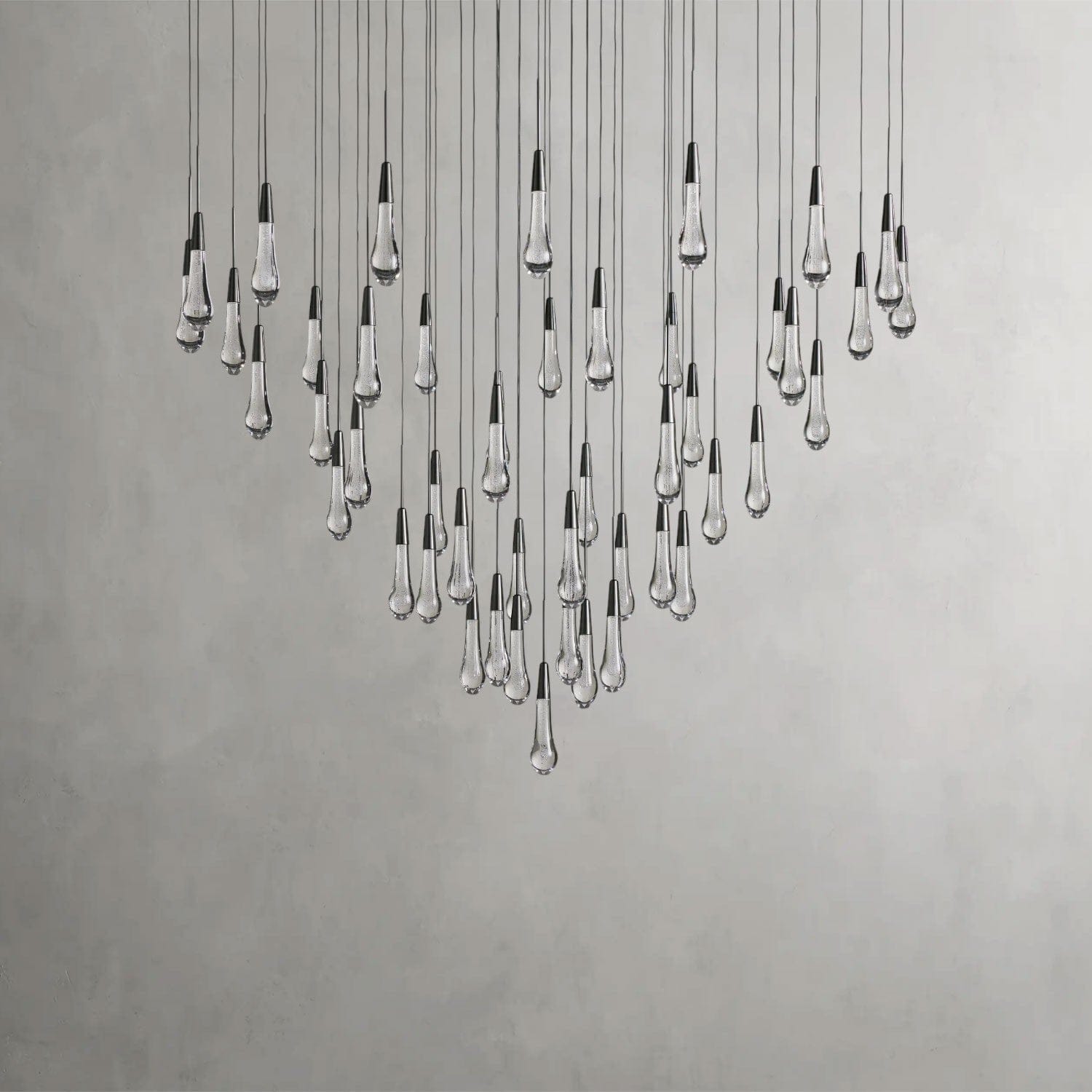 Soltaire Round Chandelier 17", 24", 36", 58"