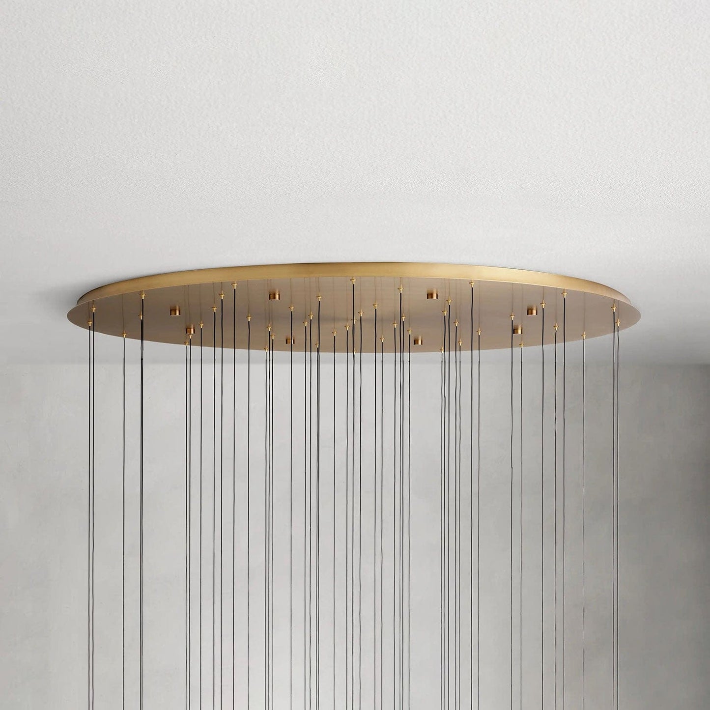 Soltaire Round Chandelier 17", 24", 36", 58"