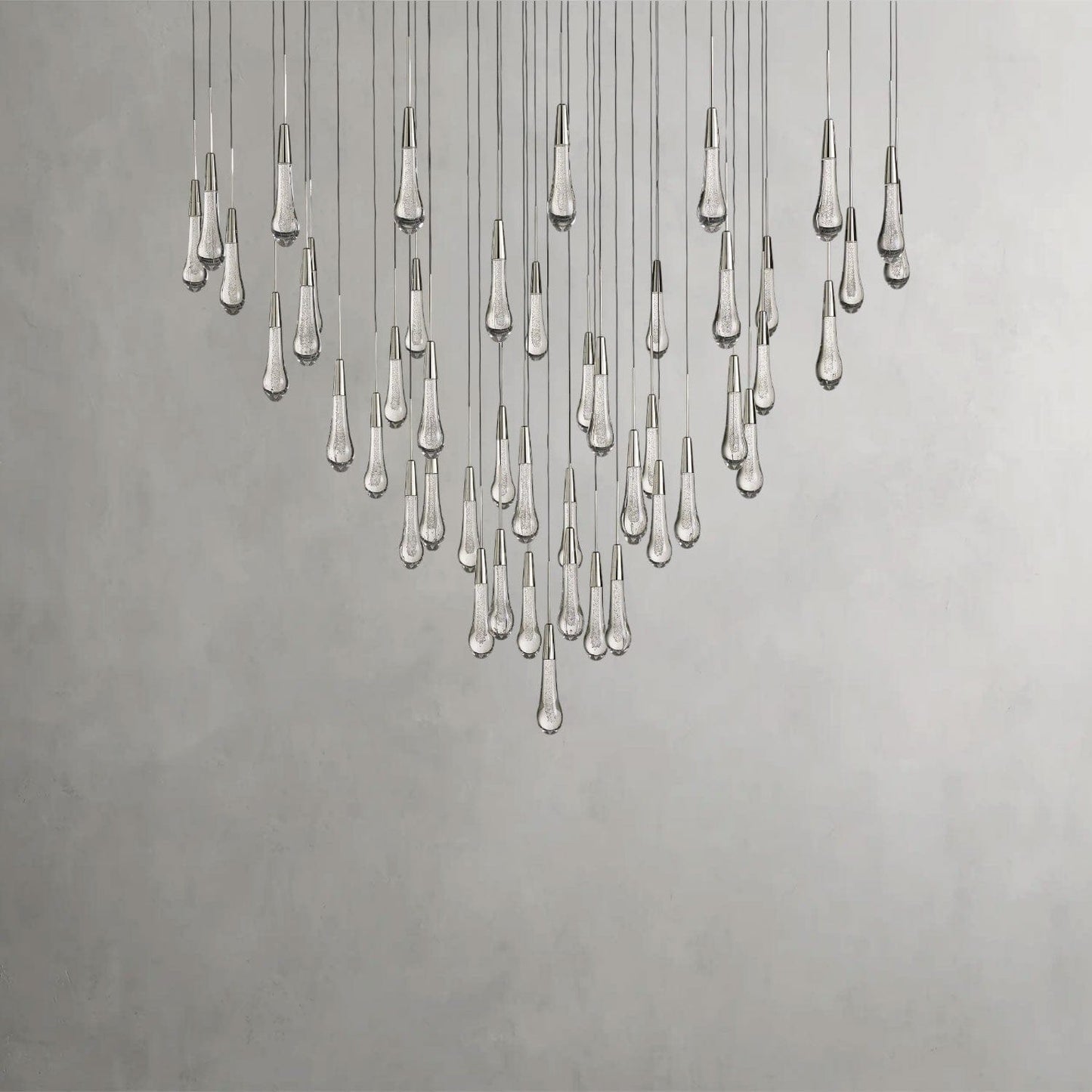Soltaire Round Chandelier 17", 24", 36", 58"