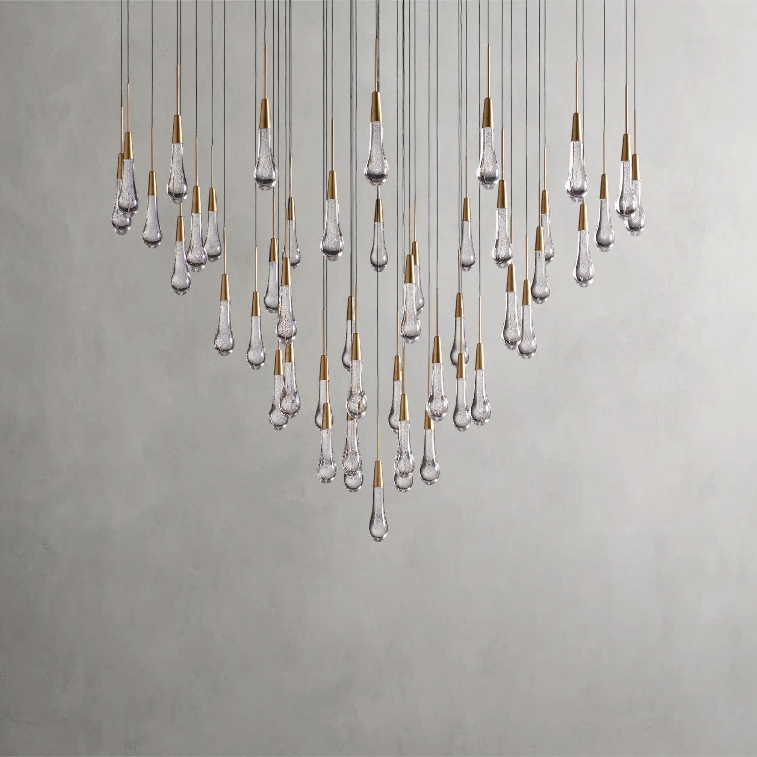 Soltaire Round Chandelier 17", 24", 36", 58"