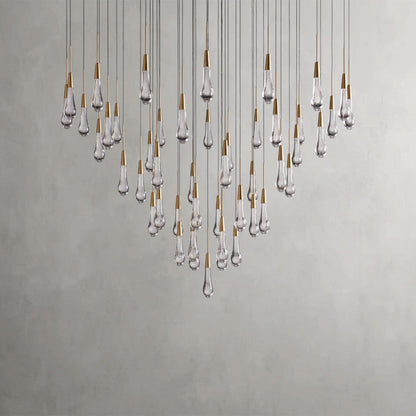 Soltaire Round Chandelier 17", 24", 36", 58"