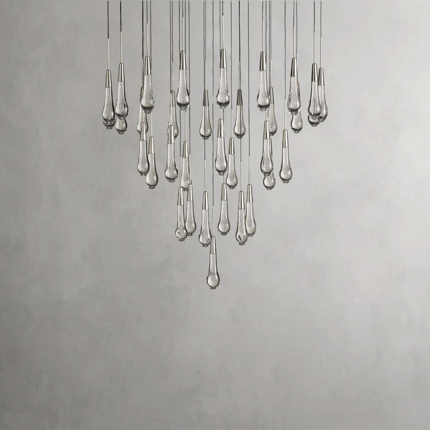 Soltaire Round Chandelier 17", 24", 36", 58"