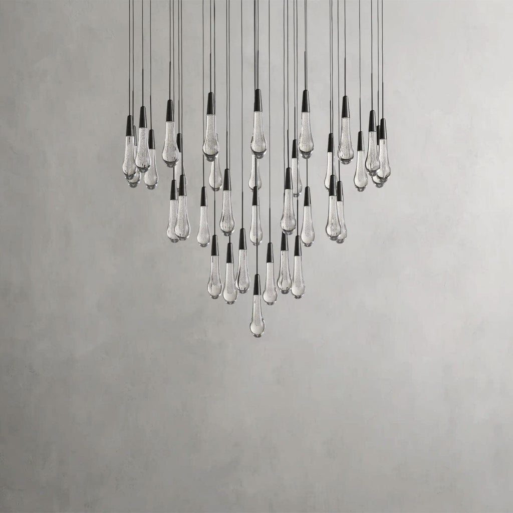 Soltaire Round Chandelier 17", 24", 36", 58"
