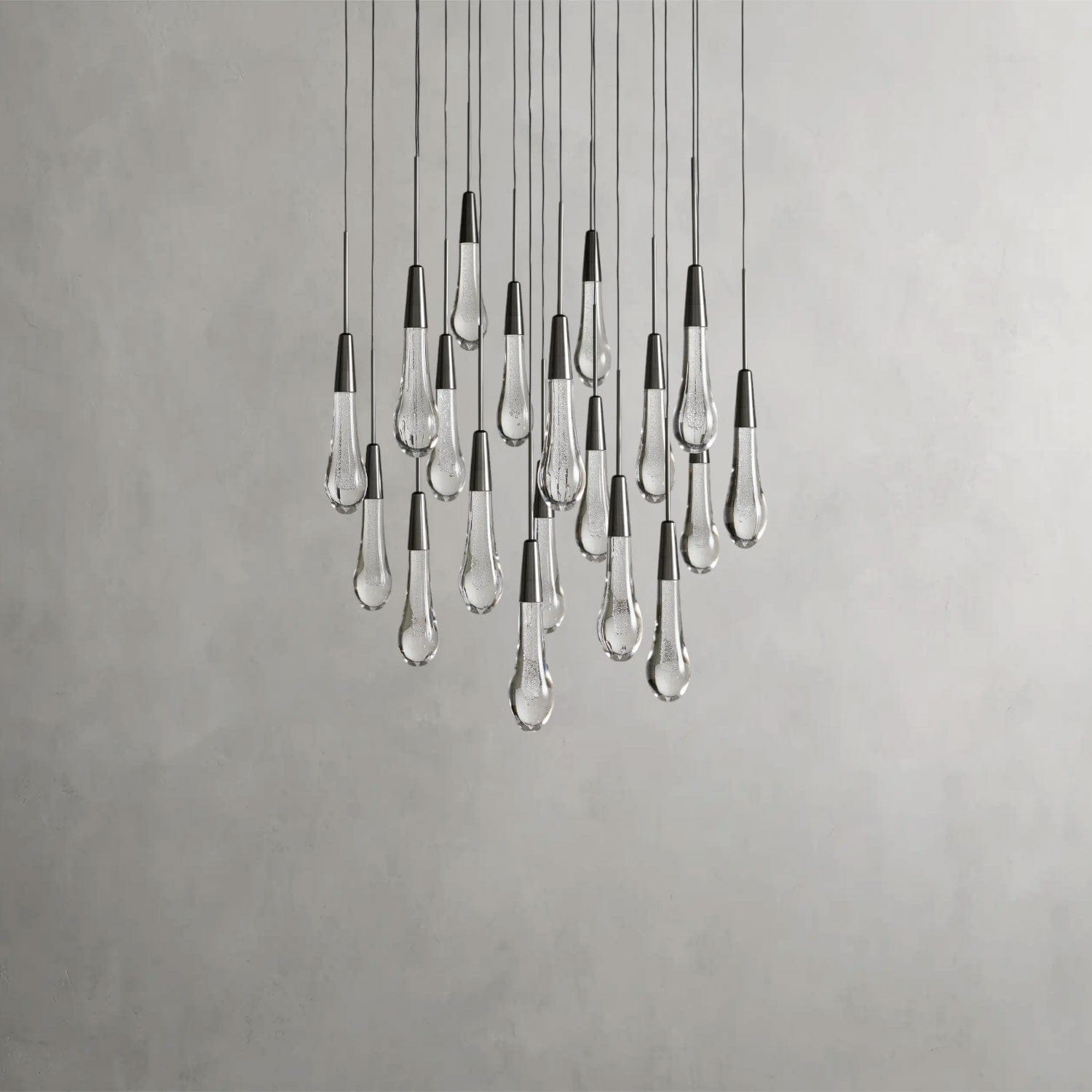 Soltaire Round Chandelier 17", 24", 36", 58"