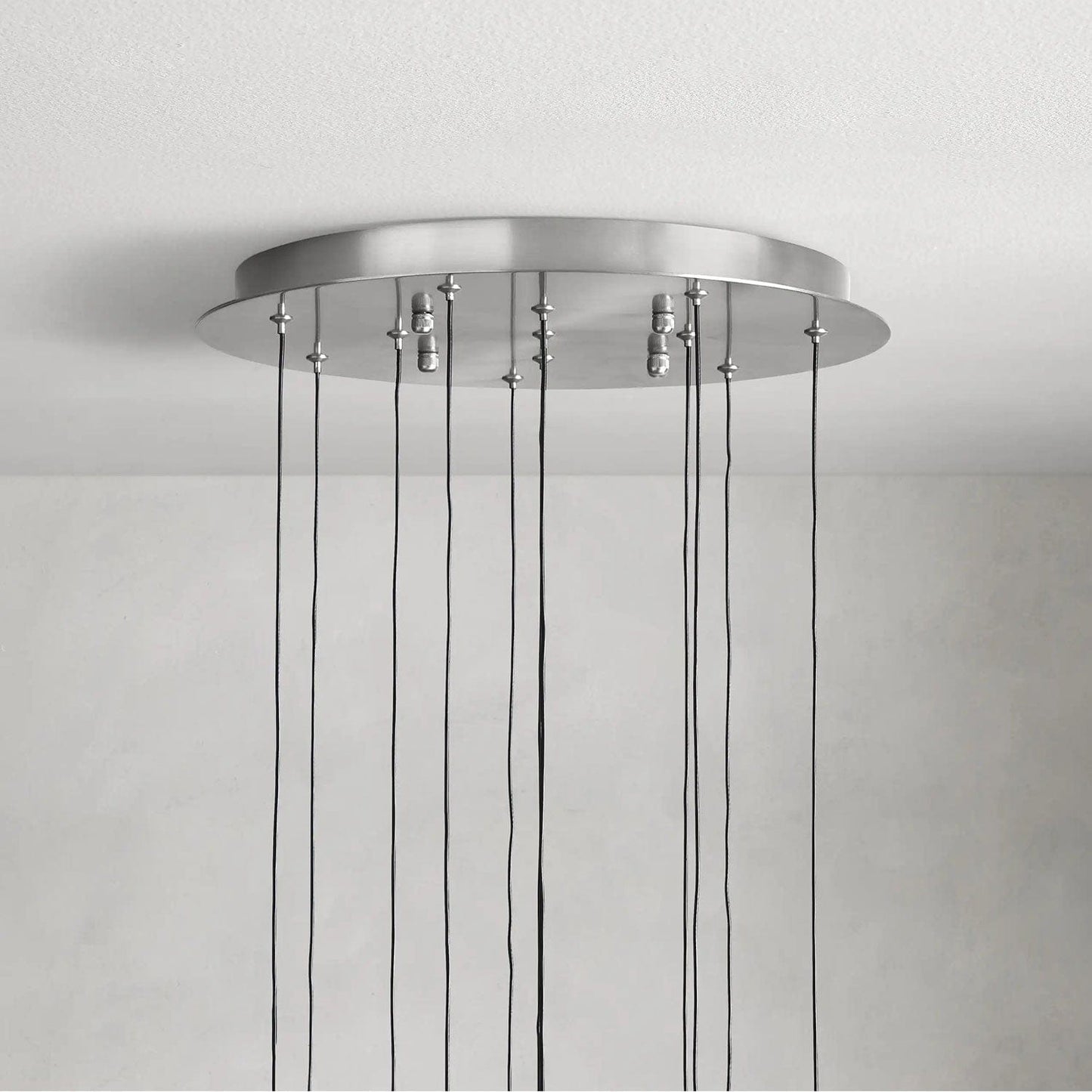 Soltaire Round Chandelier 17", 24", 36", 58"