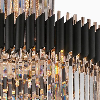 Spiral Crystal Chandelier For Foyer/ Staircase-Chandeliers-Deco Ranches-Deco Ranches