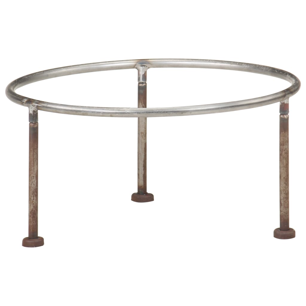 vidaXL Outdoor Iron Fire Pit Fire Bowl for Camping Picnic Garden Patio Rustic Fireplace - Deco Ranches