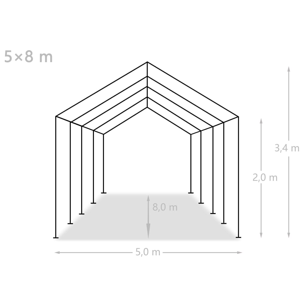 vidaXL Outdoor Party Tent White – Deco Ranches