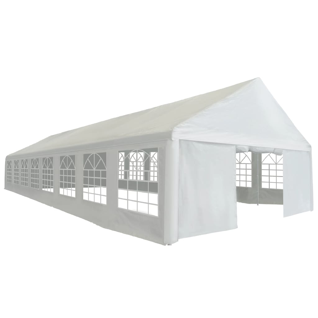 vidaXL Party Tent Outdoor Canopy Gazebo Marquee White for Patio Garden Events and Backyard Shade - Deco Ranches