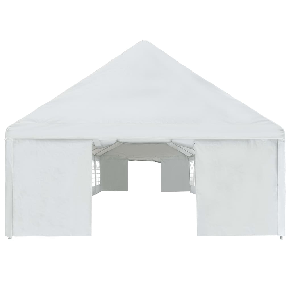 vidaXL Party Tent Outdoor Canopy Gazebo Marquee White for Patio Garden Events and Backyard Shade - Deco Ranches