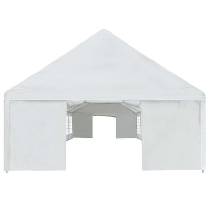 vidaXL Party Tent Outdoor Canopy Gazebo Marquee White for Patio Garden Events and Backyard Shade - Deco Ranches