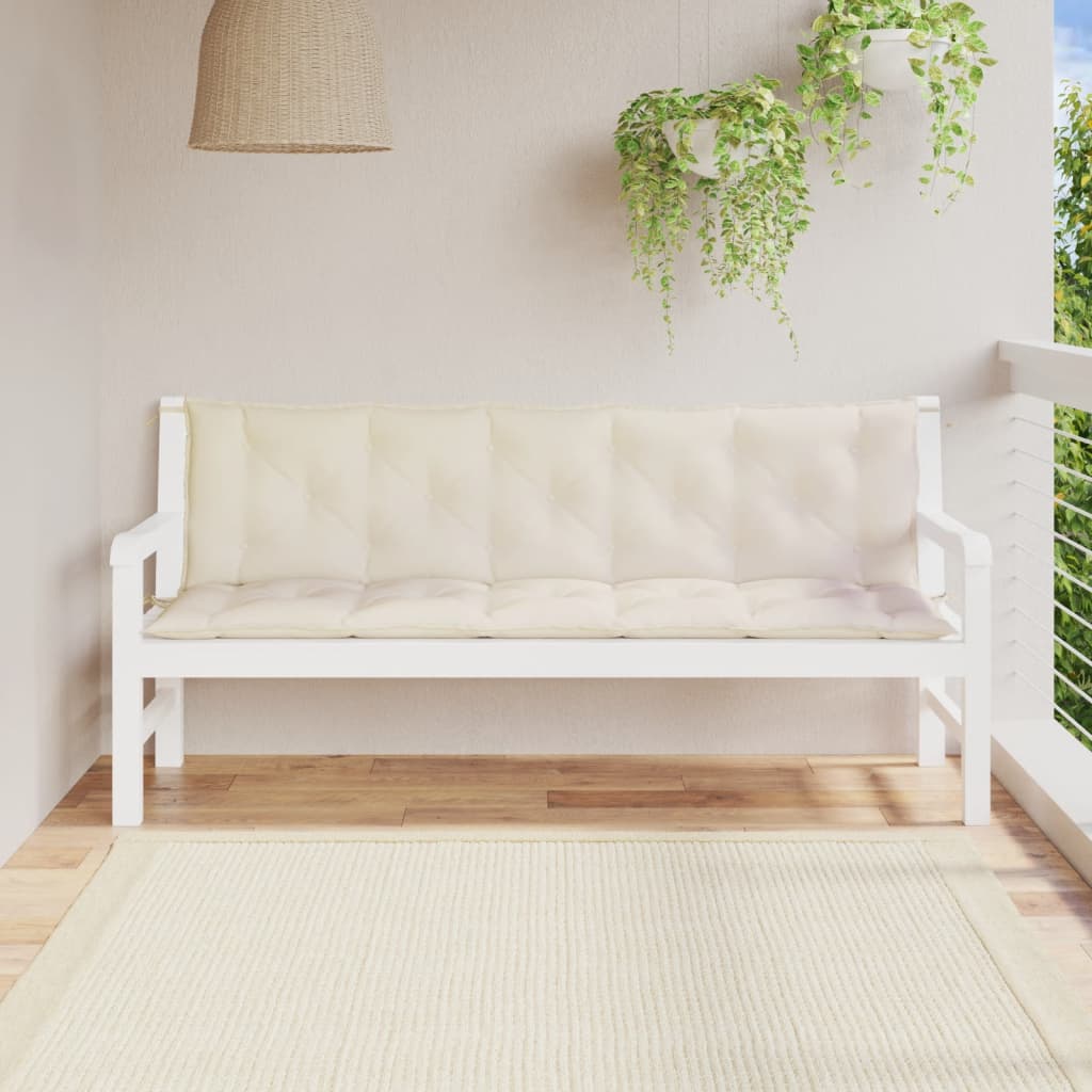 vidaXL Water Repellent Outdoor Bench Cushion Oxford Fabric Seat Pad for Garden Patio Indoor Seating - Deco Ranches