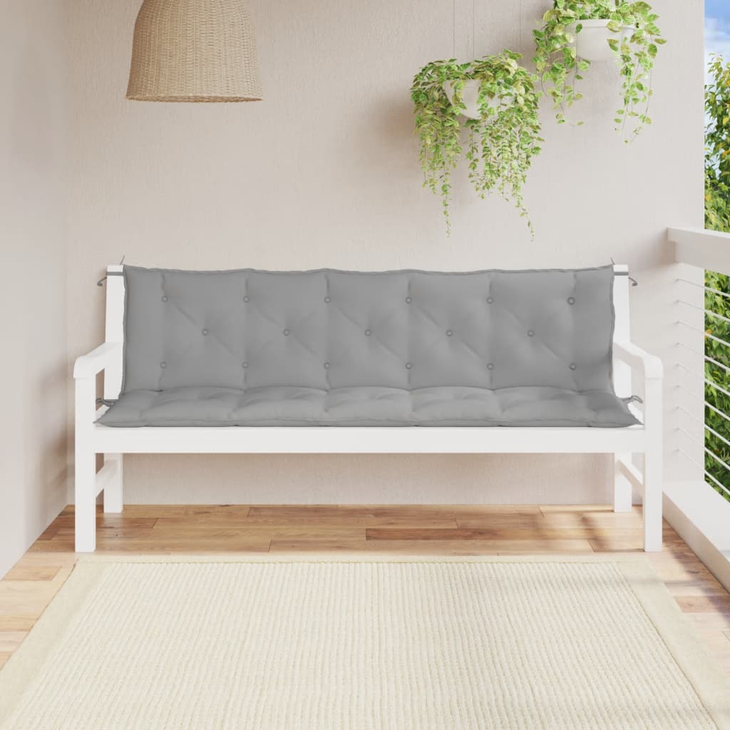 vidaXL Water Repellent Outdoor Bench Cushion Oxford Fabric Seat Pad for Garden Patio Indoor Seating - Deco Ranches