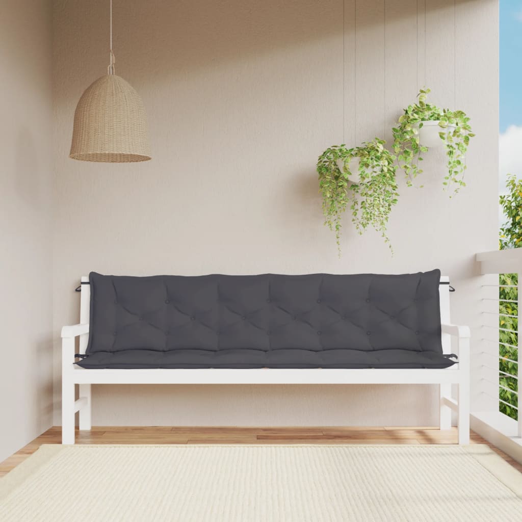 vidaXL Water Repellent Outdoor Bench Cushion Oxford Fabric Seat Pad for Garden Patio Indoor Seating - Deco Ranches