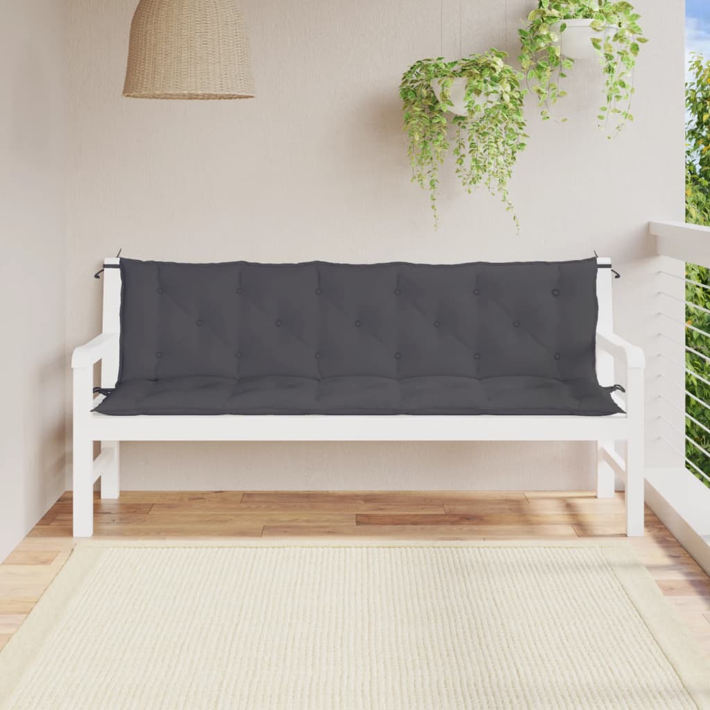 vidaXL Water Repellent Outdoor Bench Cushion Oxford Fabric Seat Pad for Garden Patio Indoor Seating - Deco Ranches